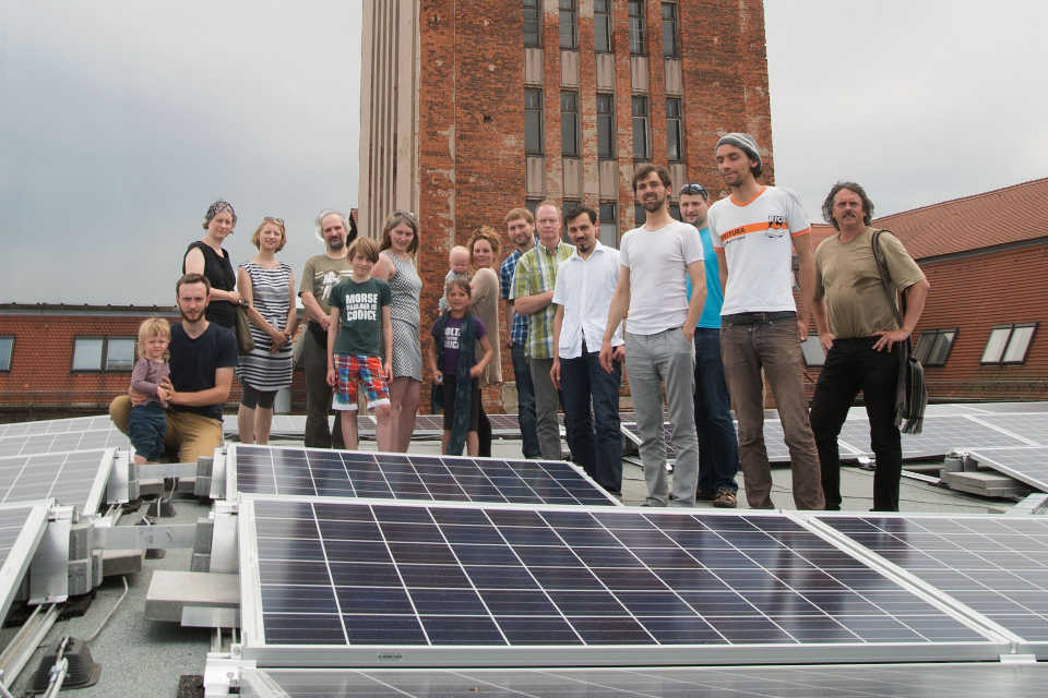 Energiegenossenschaft Leipzig Solaranlage